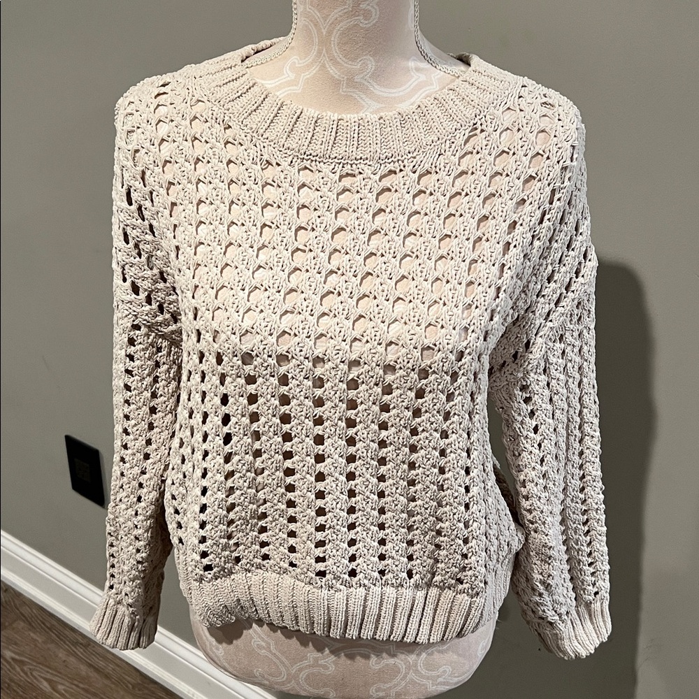 C&C California Cream Knit Sweater
